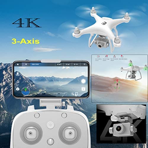 Awesome Remote Control Drones w/ 4K HD Camera 3-Axis Self stabilizing Gimbal 5G WiFi FPV Gesture photo/video Trajectory flight Fixed-point orbit RC Quadcopters Drone
