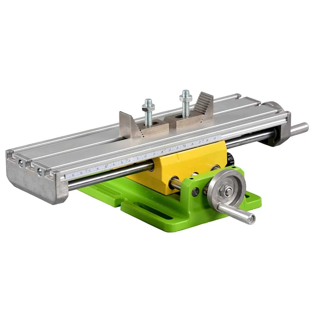 aleto Mini Bench Drill Adjustment MultifunctionWorktable Milling Working Cross Table Milling Machine Compound Drilling Slide Table for Bench Drill Adjustment X-Y