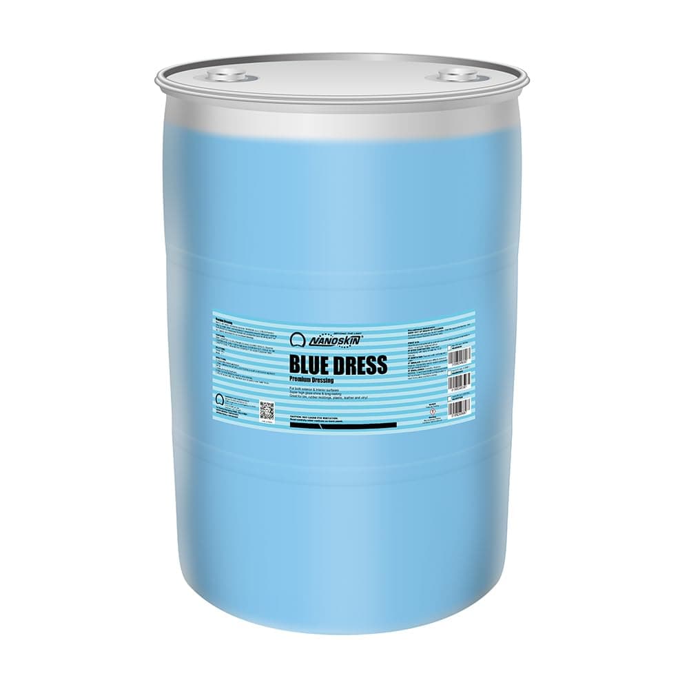 BLUE DRESS Premium Dressing 30 Gallons- Sprayable Interior & Exterior Dressing for Car Detailing | Works on Tire, Vinyl, Rubber, Plastic & Trim| Safe for Cars, Trucks, Motorcycles, RVs & More