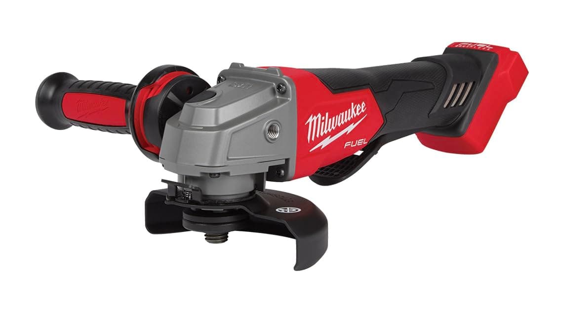 Milwaukee 2880-20 M18 FUEL Brushless Lithium-Ion 4-1/2 in. / 5 in. Cordless Small Angle Grinder with No-Lock Paddle Switch (Tool Only)
