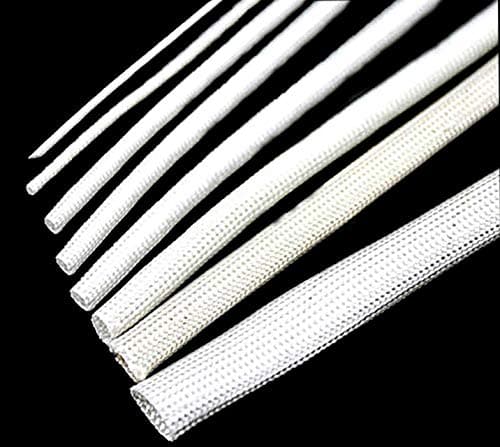 Rpi shop - 24 Meters Fiberglass Insulation Sleeves, Wire sleeve, sleeve for good wire protection, 8 Different Size(1mm, 2mm, 3mm, 4mm, 5mm, 6mm, 8mm, 10mm) Each 3 Meter
