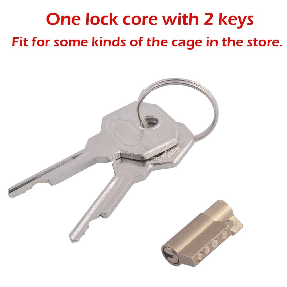 XuSha Lock Core Metal Stealth Lock Cage Brass Lock Cylinder(One Lock Core with Two Keys)