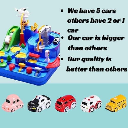 Car Toys For Boys Kids -Adventure Car Toys, Boy Gifts 5 6 7 8 9 10 Years Old Boys Girls, Kids Gift Cars, Toy For Gift Birthday Gifts