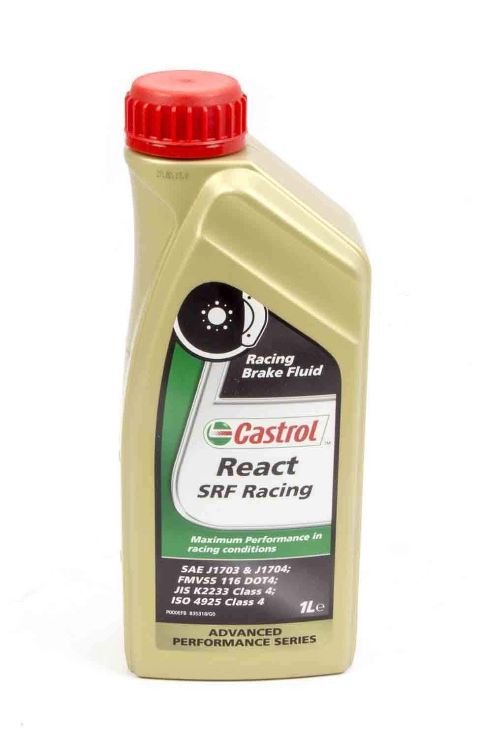 Allstar Performance Brake Fluid, Castrol SRF React, DOT 4, 33.8 oz Bottle, Each