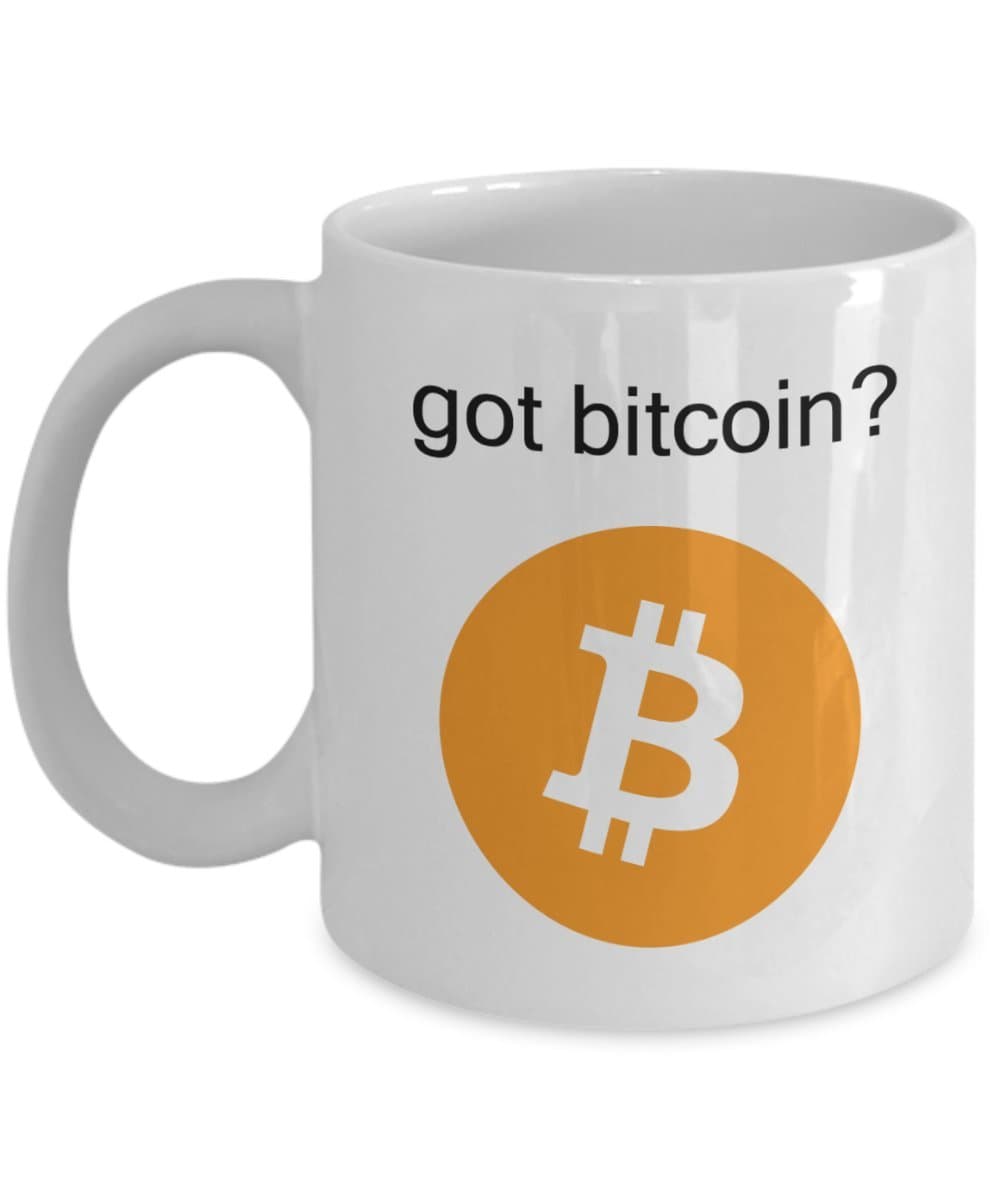 MyFaveGift got bitcoin? 11oz Mug BTC Cryptocurrency Mug Crypto HODL Bitcoin