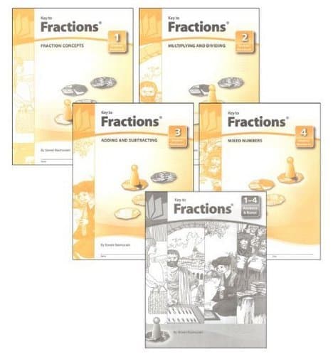 Key to Fractions Books 1-4, plus Answers and Notes