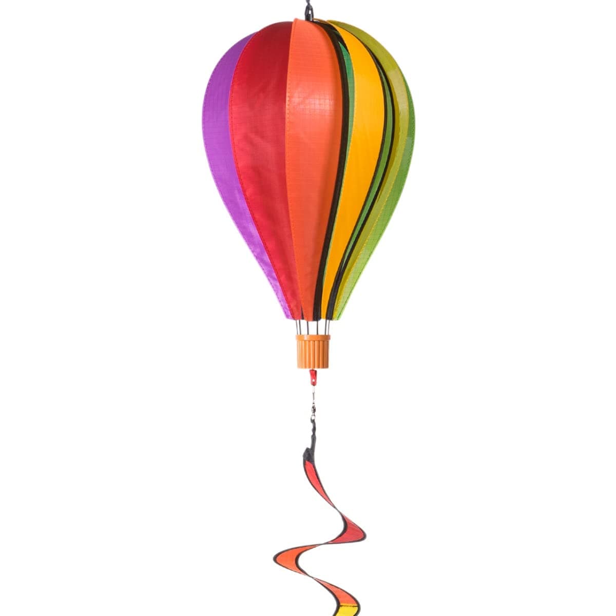 Wind spinner - Satorn Balloon TWISTER - weatherproof - Balloon: Diameter - 23cm x 37cm, Twister: 11 cm x 50cm - Incl. Mounting