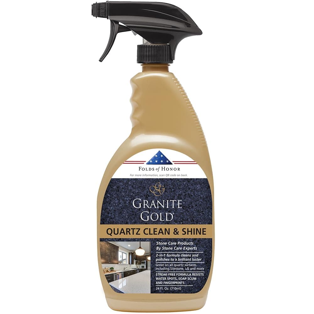 GG0069 Quartz Brite Spray Deeps Cleans and Polishes Quartz Surfaces, 24 Ounce