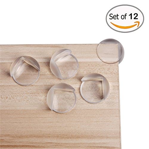 vesfashion Baby Proofing Corner Guards 12pcs Premium Clear Table Corner Guards Keep Children Safe Corner Covers Protect from Injury the Guard Be Safe Guards Baby Products