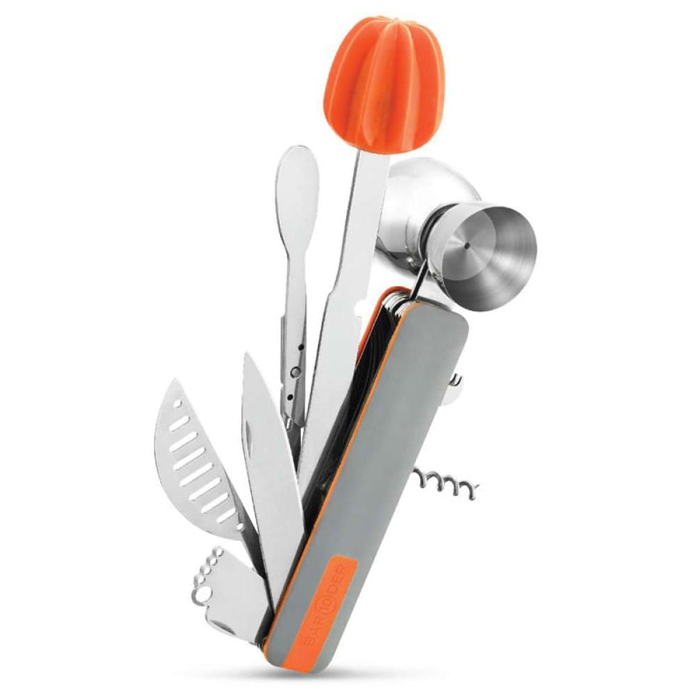 All-in-One 10-Piece Bartending Tool - Orange