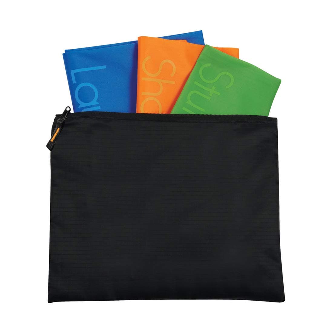 TravelXOXO 4 Piece Clean Bag 3 Size Travel Luggage Packing Organizers with 1 Toiletry Bag,1 Shoe Bag and 1 Laundry Bag (Drawstring Travel Packing Bags)