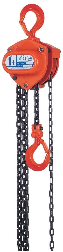 Elephant Hand Chain Hoist, C21, 1 TON, 10' (C21-1-10)