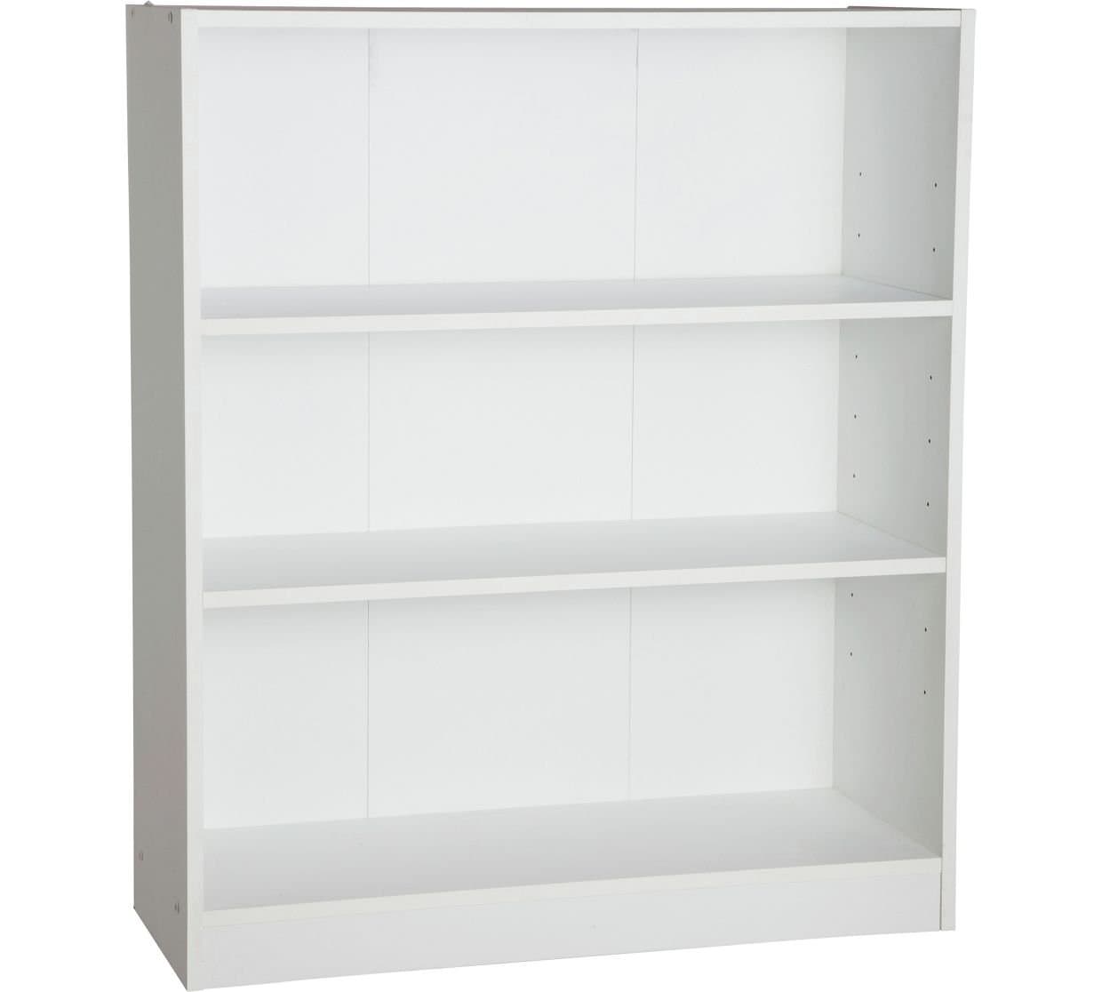 High Quality Small Extra Deep Self-Assembly White Bookcase
