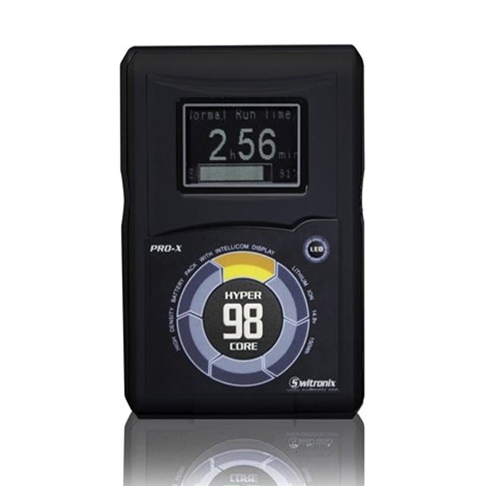 Core SWX 14.8V Hypercore 98A 3-Stud Gold Mount Battery for Anton/Bauer Lithium-Ion Chargers, 10A High Draw