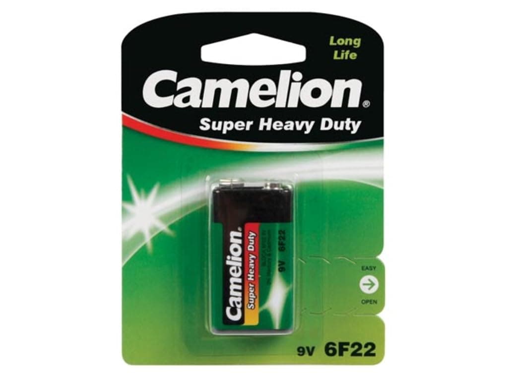 Camelion 10000122 6F22 9 V Super Heavy Duty Battery