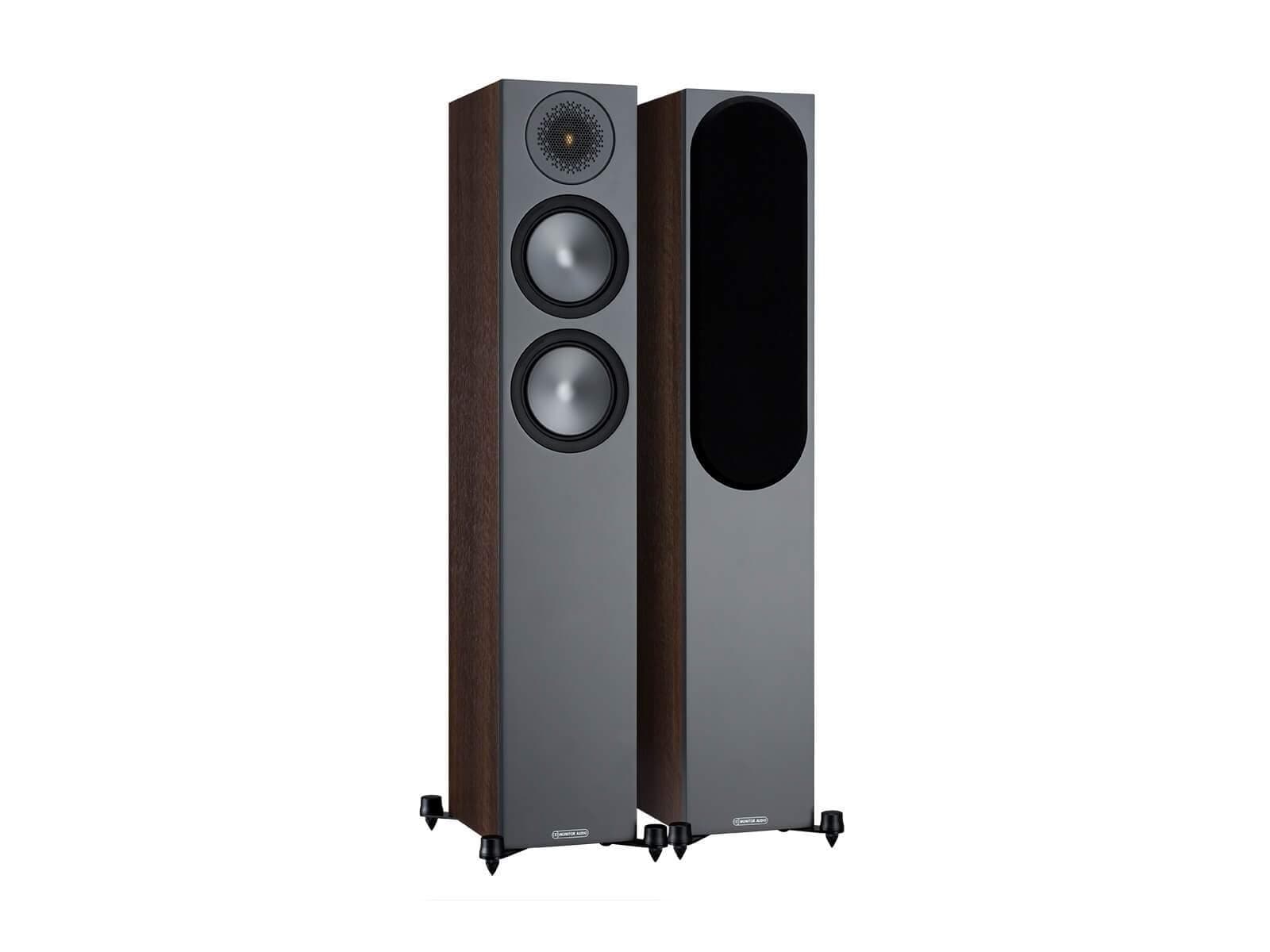 Monitor Audio Bronze 200 Floorstanding Speaker Walnut (Pair)