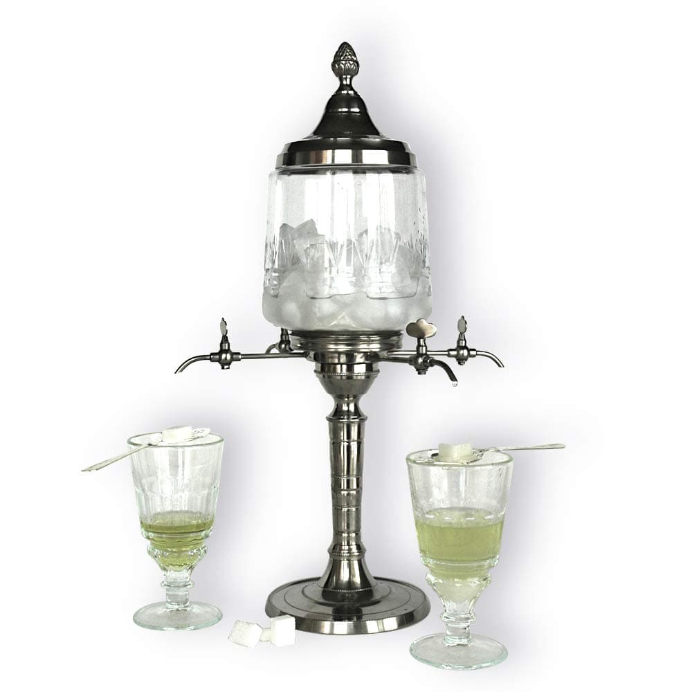 Traditional, Belle Epoque Metal Absinthe Fountain, 4 Spout