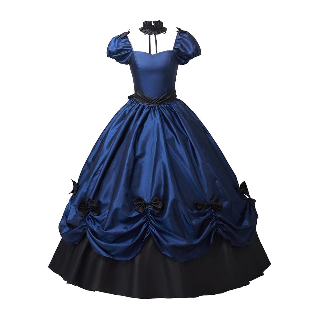 Gothic Southern Belle Victorian Marie Antoinette Wedding Ball Gown Rococo Masquerade Prom Dress
