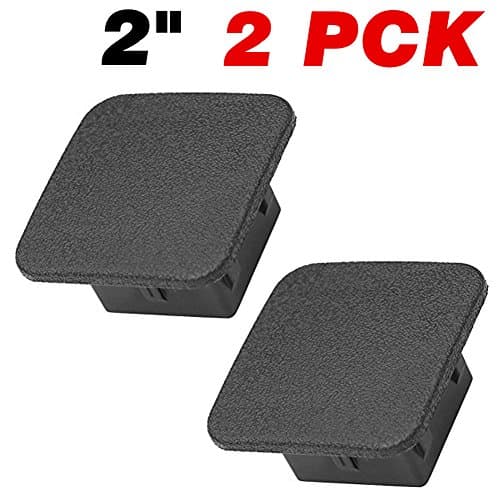 Trailer Hitch Cover, 2" Receiver Tube Trailer Hitch Plug by Huretek