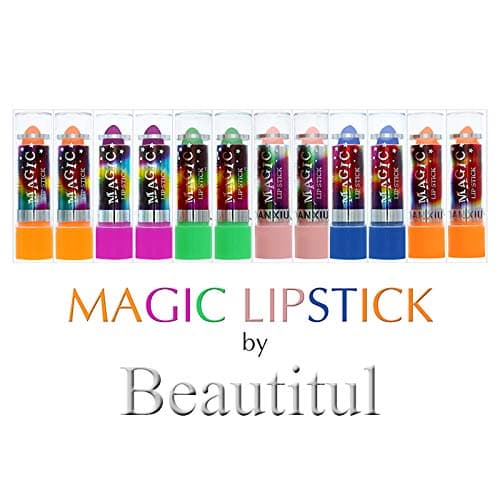 Mood Magic Lipstick Color Changing Scented With Aloe Vera Last 24 Hours - 12 Pack