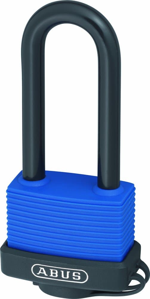 ABUS 36610 63mm Stainless Steel Long Shackle Brass Padlock with 6401 Alike Keyed