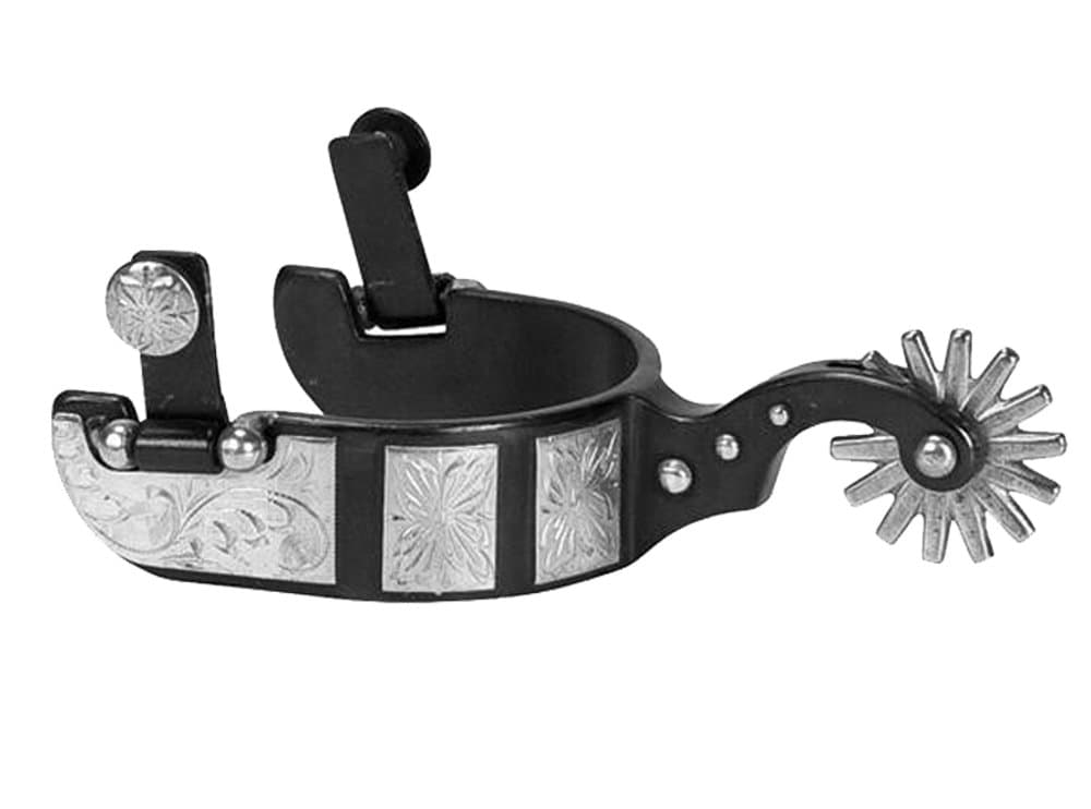 Metalab FG Black Reining Show Spurs