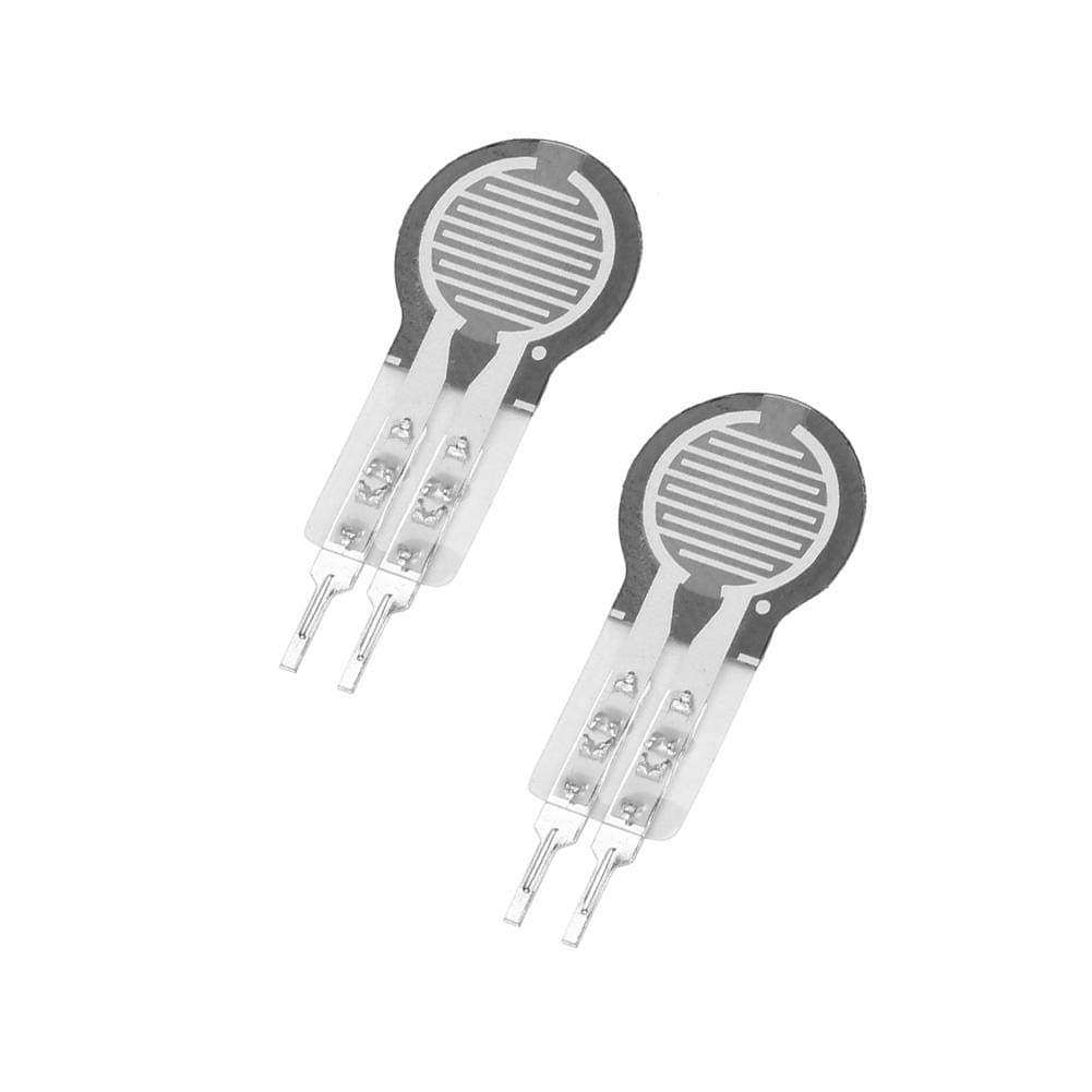 2 Piece Thin Film Pressure Sensor 30mm Force Sensitive Resistor 20g to 2kg Resistance Type Sensitive Element for Electronic Scale Force Sensing