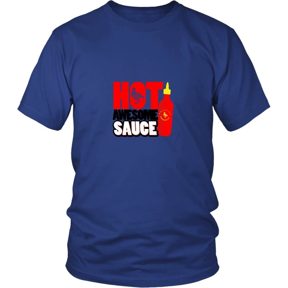 Sriracha Hot Awesome Sauce Graphic T-Shirt Cotton Relaxed Fit Men Women Unisex