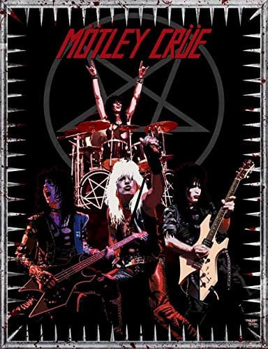 Get Motivation Motley Crue, an American Rock Band, Nikki Sixx, Tommy Lee, Vince Neil, Mick Mars 12 x 18 inch Poster