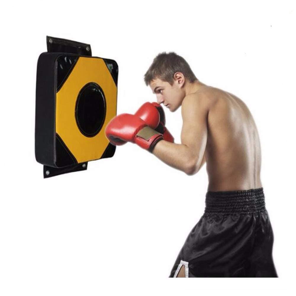 Wall Punching Bag, Boxing Pad for Taekwondo Karate Kicking Training, Square EPE Cotton Foam PU Leather Punching Pad, Size 15.7x15.7x3.9 inch