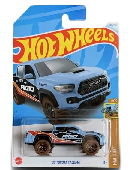 Hot Wheels 20 Toyota Tacoma, Blue, HW Dirt 4/10