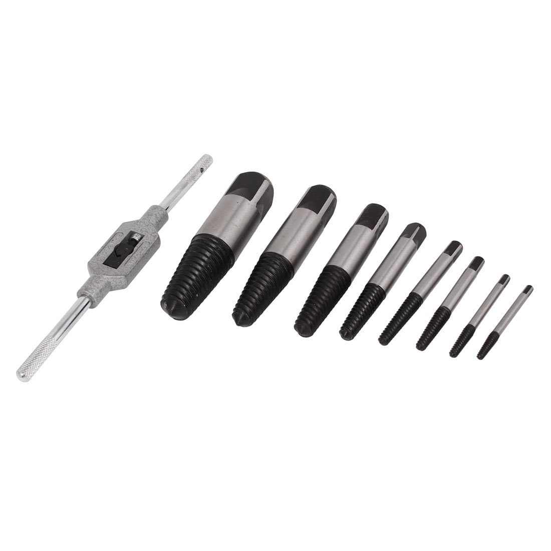 4mm-45mm Screw Extractor Bolt Stud Remover Tool Set w Tap Reamer 8pcs
