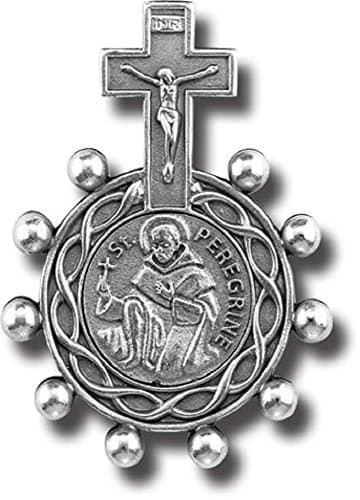 St. Peregrine Single Decade Rosary Ring