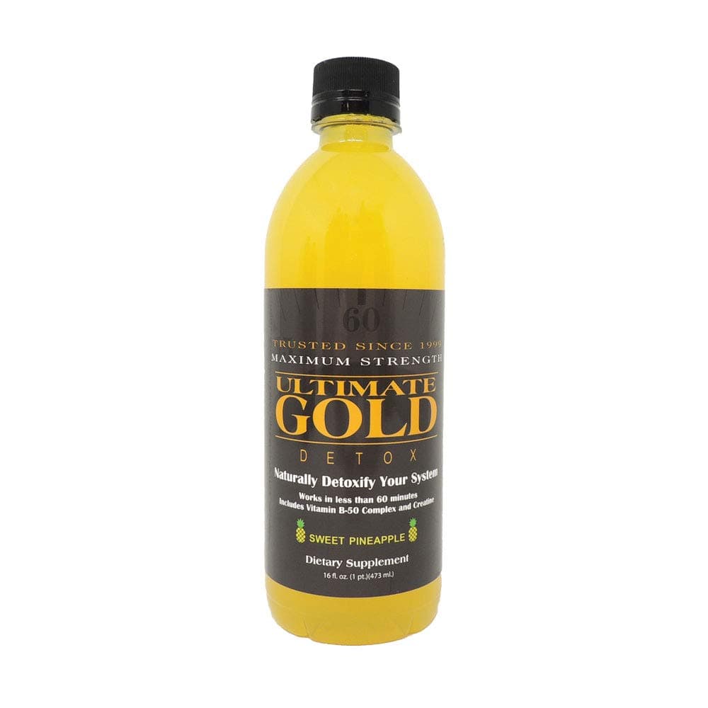 Ultimate Gold Detox Drink - 16oz / Sweet Pineapple