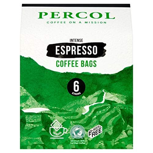 Percol Espresso Noir Ground Coffee Bags 10 Bags (6 Boxes)