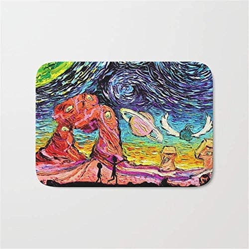 Rick Morty Starry Night Bath Mat Doormat 23.6"x 15.7" inch