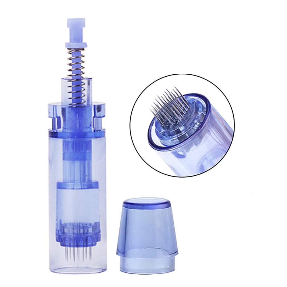 Micro Needles Cartridges For Ultima A1 Dr.Pen,Tips For Electric Auto Stamp Derma Pen,9Pin/12Pin/36Pin/42Pin &Nano Neelde Cartridges (36 Pin Needles, 50 Pcs)