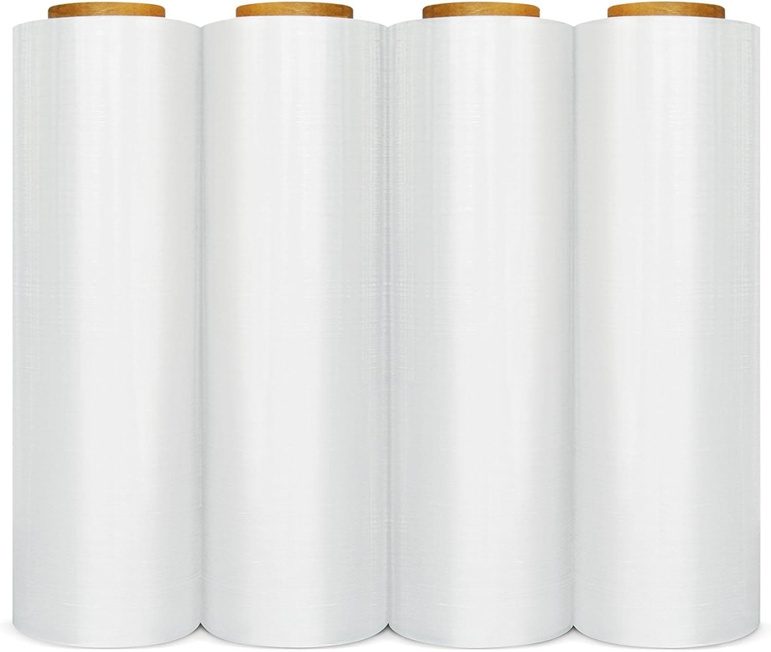 3KG Strong Cling Film Wrap Roll/Strech Film Roll, Clear Strech Wrap (50 CM Wide X 400 Metres Long) for Wrapping, Packing, Moving, and Packaging - 1 Count