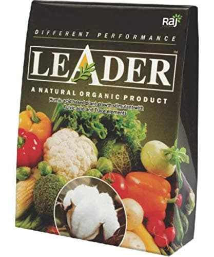 Leader Yield Booster Micronutrient Powder Mixture for Plants 85% Humic Acid Fertilizer (For Growth of All Plant and Better Response) + fulvic acid + 60 types of active bio elements) (50)