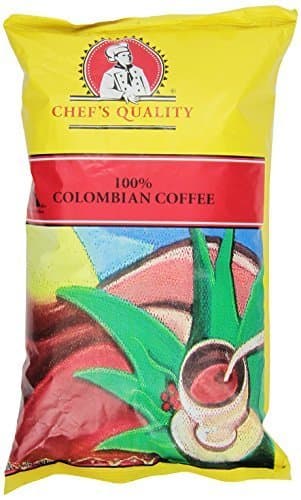 Chefs Quality Columbian Coffee Ground, 1 pound, pack of 2