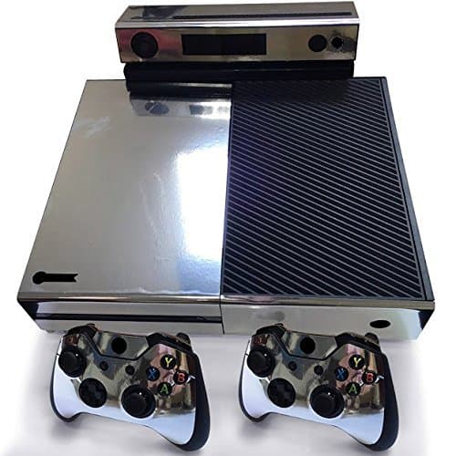 Gam3Gear Decals Skin Vinyl Sticker for Original Xbox ONE Console & Controller (NOT Xbox One X/Xbox One Elite/Xbox One S) - Grey Glossy