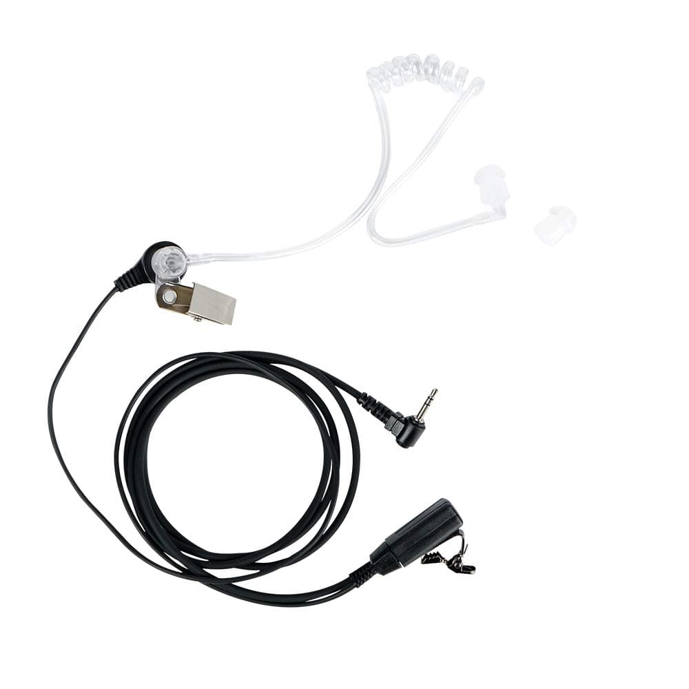 Caroo 1 Pin 2.5mm Earpiece Headset with PTT Mic Compatible with Motorola Talkabout MH230R MR350R T200 T200TP T260 Two Way Radio Accessories with Covert Acoustic Tube