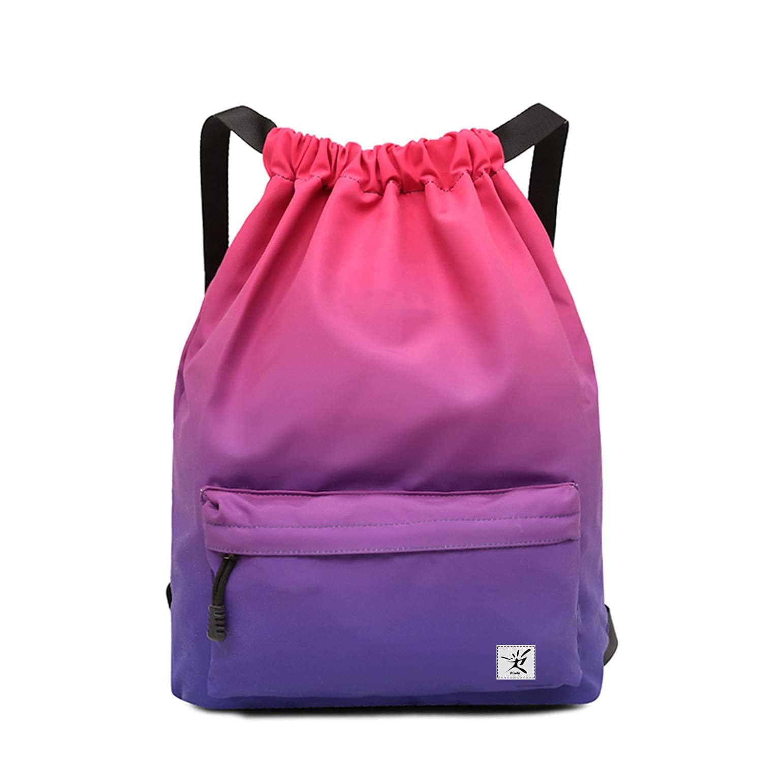 Waterproof Drawstring Bag, Gym Bag Sackpack Sports Beach Backpack for Men Women