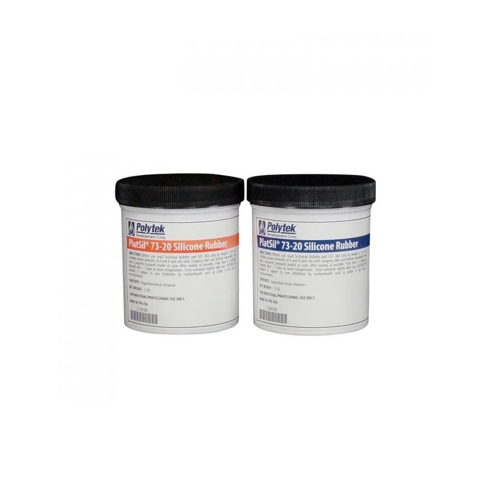 Polytek PlatSil 73-20 Platinum Silicone Rubber (2lb Kit)