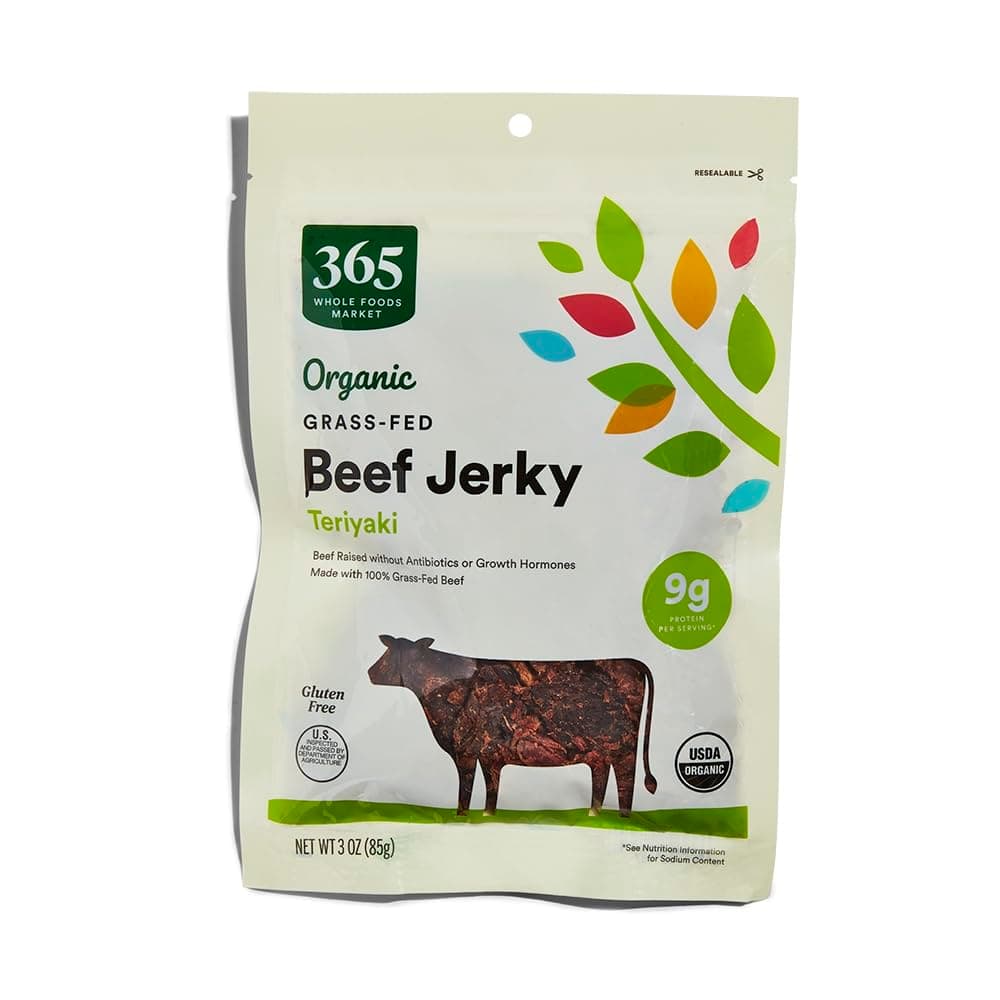 365 by Whole Foods Market, Organic Teriyaki Beef Jerky, 3 Ounce