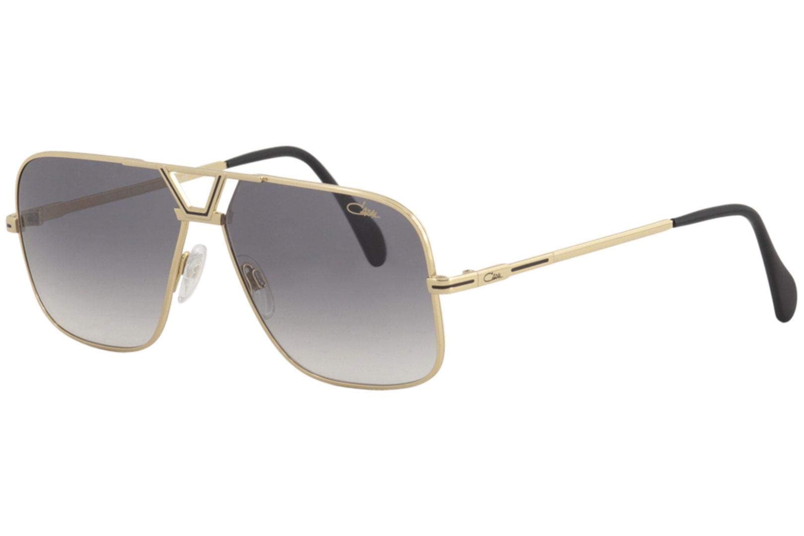 Cazal Legends 725 Sunglasses 001SG Gold-Black/Grey Gradient Lens 61mm