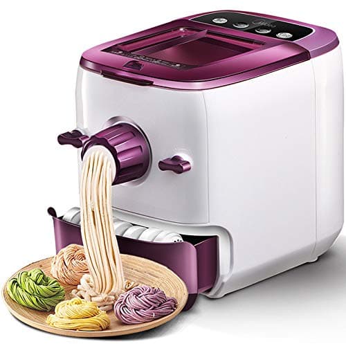 220V Multi-functional Automatic Pasta Maker Noodle Machine 150W Noodle Maker with 8 Noodle Molds