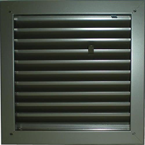Air Louver 1900A 12"(W) x 12"(H) Fire-Rated Door Vent, Mineral Bronze Finish