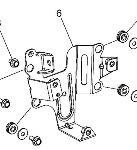 Indian Motorcycle Brkt., Mount, Coil/Horn- 5258756