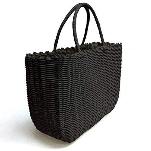 Tote Bag, Fashion Purse Women, Waterproof Beach Bag, Ladies Shopping Bag, 100% Recycled Woven Plastic Material (Stylish Espresso)
